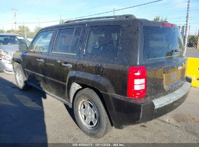 2008 JEEP PATRIOT SPORT Black  Gasoline 1J8FT28058D785470 photo #4