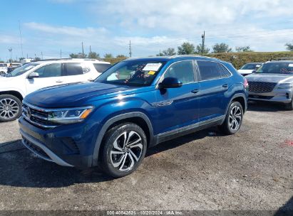 2022 VOLKSWAGEN ATLAS CROSS SPORT 3.6L V6 SEL Blue  Gasoline 1V2BE2CA5NC204503 photo #3