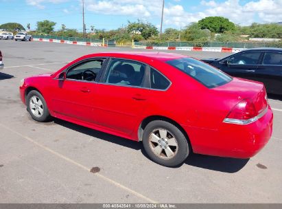 2011 CHEVROLET IMPALA LT Red  Flexible Fuel 2G1WG5EK5B1325949 photo #4