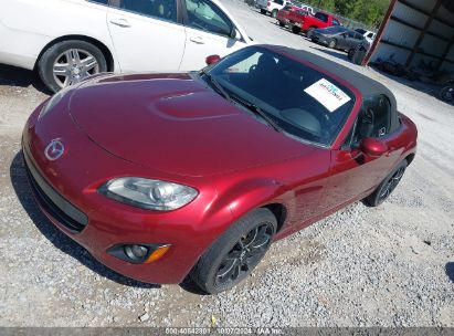 2012 MAZDA MX-5 MIATA SPORT Maroon  Gasoline JM1NC2JF3C0221138 photo #3