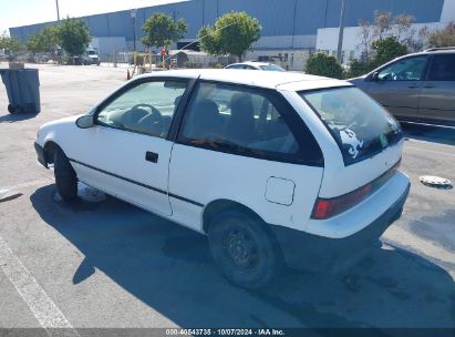 1993 GEO METRO White  Gasoline 2C1MR2463P6726208 photo #4