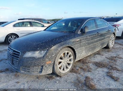 2014 AUDI A7 3.0T PREMIUM PLUS Black  Gasoline WAUWGAFC5EN053636 photo #3