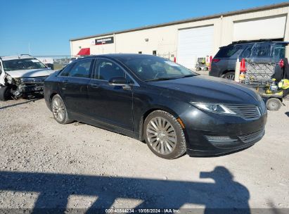 2014 LINCOLN MKZ Black  Gasoline 3LN6L2G93ER800408 photo #1