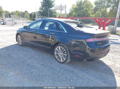 2014 LINCOLN MKZ Black  Gasoline 3LN6L2G93ER800408 photo #4