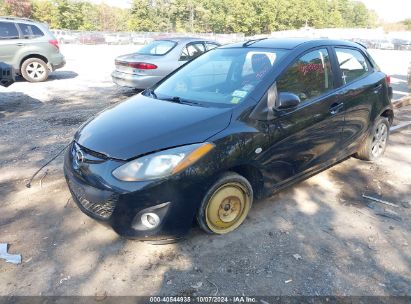 2011 MAZDA MAZDA2 TOURING Black  Gasoline JM1DE1HZ8B0107263 photo #3