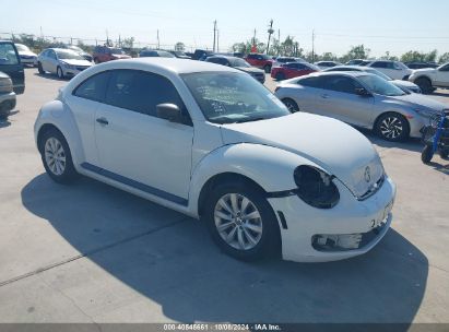 2016 VOLKSWAGEN BEETLE 1.8T S White  Gasoline 3VWF17AT3GM627823 photo #1