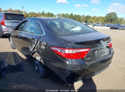 2015 TOYOTA CAMRY HYBRID SE Black  Hybrid 4T1BD1FK4FU166045 photo #4