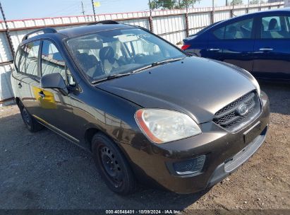 2009 KIA RONDO LX Black  Gasoline KNAFG528797226186 photo #1