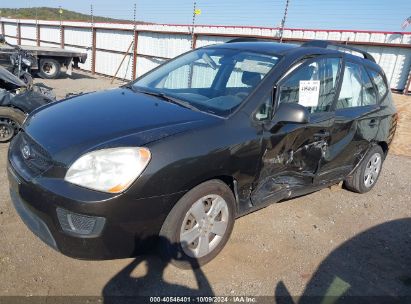 2009 KIA RONDO LX Black  Gasoline KNAFG528797226186 photo #3