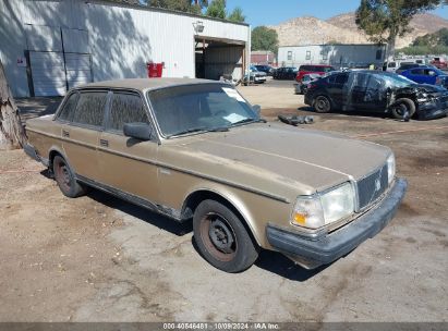 1989 VOLVO 244 DL/GL Gold  Gasoline YV1AX8844K1351877 photo #1