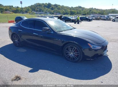 2014 MASERATI GHIBLI S Q4 Black  Gasoline ZAM57RTA7E1099648 photo #1