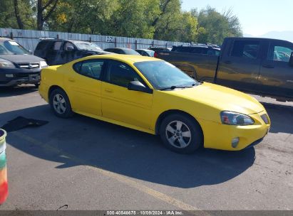 2006 PONTIAC GRAND PRIX Yellow  Gasoline 2G2WP552161108805 photo #1