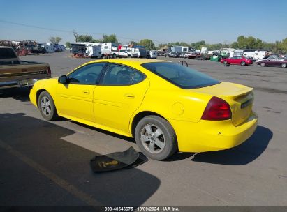 2006 PONTIAC GRAND PRIX Yellow  Gasoline 2G2WP552161108805 photo #4