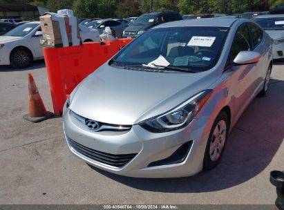 2016 HYUNDAI ELANTRA SE Silver  Gasoline 5NPDH4AE5GH721729 photo #3