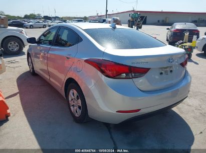 2016 HYUNDAI ELANTRA SE Silver  Gasoline 5NPDH4AE5GH721729 photo #4