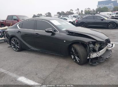 2024 LEXUS IS 350 F SPORT Black  Gasoline JTHGZ1B21R5078035 photo #1