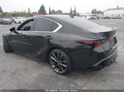 2024 LEXUS IS 350 F SPORT Black  Gasoline JTHGZ1B21R5078035 photo #4