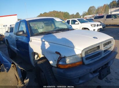 2003 DODGE DAKOTA White  Gasoline 1D7HG12X73S212844 photo #1