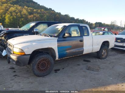 2003 DODGE DAKOTA White  Gasoline 1D7HG12X73S212844 photo #3