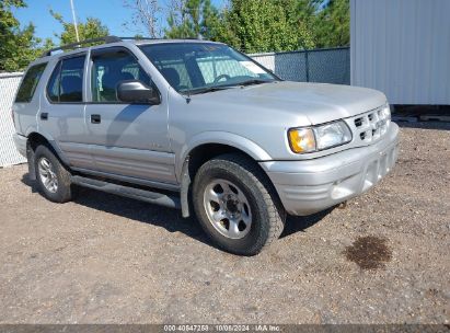 2002 ISUZU RODEO LS 3.2L V6/LSE 3.2L V6/S 3.2L V6 Silver  Gasoline 4S2CK58W824342230 photo #1