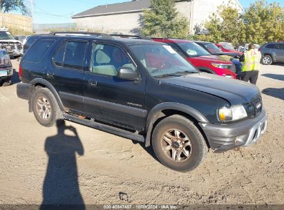 2003 ISUZU RODEO S 3.2L V6 Black  Gasoline 4S2DM58W634313955 photo #1