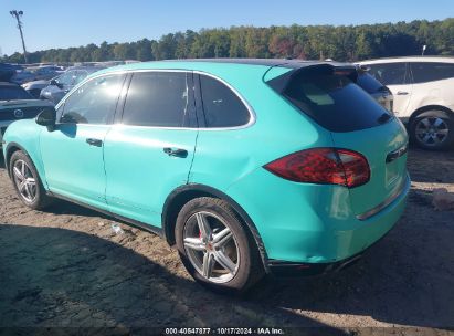 2014 PORSCHE CAYENNE HYBRID S Turquoise  Hybrid WP1AE2A27ELA50223 photo #4