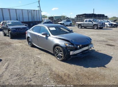 2015 LEXUS IS 250 Gray  Gasoline JTHCF1D20F5021745 photo #1