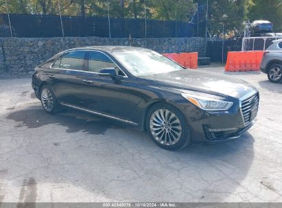 2019 GENESIS G90 3.3T PREMIUM Black  Gasoline KMHG34JA5KU052817 photo #1