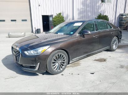 2019 GENESIS G90 3.3T PREMIUM Black  Gasoline KMHG34JA5KU052817 photo #3