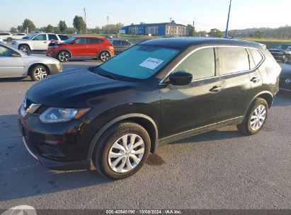 2016 NISSAN ROGUE S Black  Gasoline JN8AT2MT6GW018865 photo #3