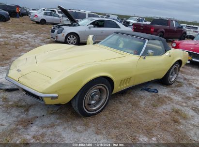 1968 CHEVROLET CORVETTE Yellow  Other 194678S410203 photo #3