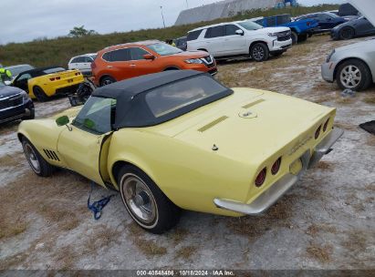 1968 CHEVROLET CORVETTE Yellow  Other 194678S410203 photo #4