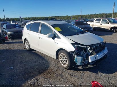 2016 TOYOTA PRIUS V FOUR White  Hybrid JTDZN3EU8GJ044287 photo #1