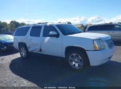 2008 GMC YUKON XL 1500 SLT White  Flexible Fuel 1GKFK16338J199342 photo #1