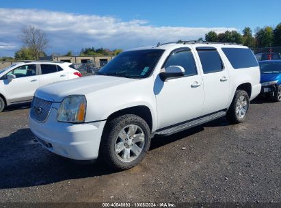 2008 GMC YUKON XL 1500 SLT White  Flexible Fuel 1GKFK16338J199342 photo #3