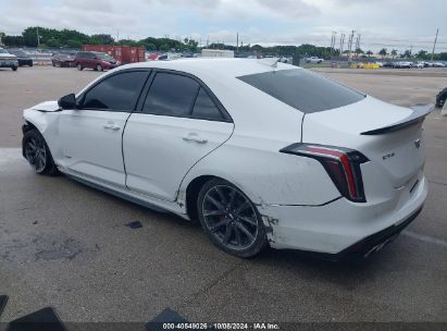 2024 CADILLAC CT4-V V-SERIES White  Gasoline 1G6DD5RL1R0111379 photo #4