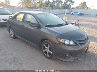 2013 TOYOTA COROLLA S Gray  Gasoline 5YFBU4EE8DP076909 photo #1