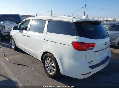 2017 KIA SEDONA LX White  Gasoline KNDMB5C15H6313454 photo #4