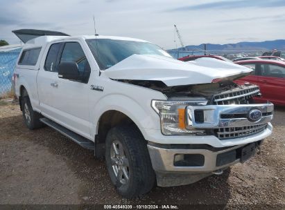 2018 FORD F-150 XLT White  Gasoline 1FTFX1EG1JKG11825 photo #1