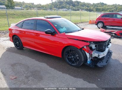 2023 HONDA CIVIC SI SEDAN Red  Gasoline 2HGFE1E51PH475086 photo #1