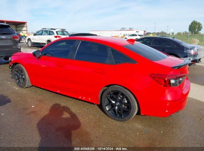 2023 HONDA CIVIC SI SEDAN Red  Gasoline 2HGFE1E51PH475086 photo #4