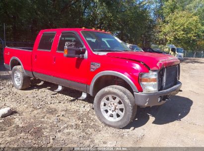 2008 FORD F-350 FX4 Red  Diesel 1FTWW31R38ED60465 photo #1