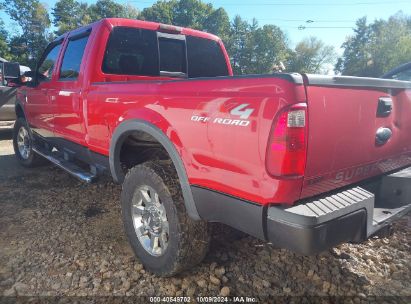 2008 FORD F-350 FX4 Red  Diesel 1FTWW31R38ED60465 photo #4