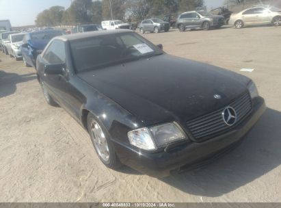 1991 MERCEDES-BENZ 500 SL Black  Gasoline WDBFA66E3MF020290 photo #1