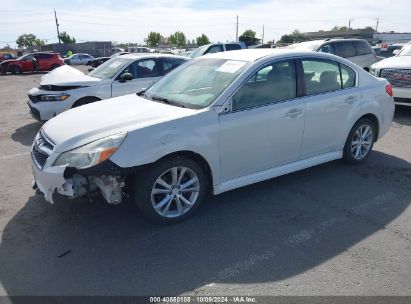 2013 SUBARU LEGACY 2.5I PREMIUM White  Gasoline 4S3BMBC63D3043695 photo #3