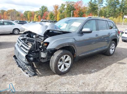 2018 VOLKSWAGEN ATLAS 3.6L V6 SEL Gray  Gasoline 1V2MR2CA5JC561123 photo #3