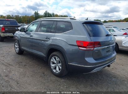 2018 VOLKSWAGEN ATLAS 3.6L V6 SEL Gray  Gasoline 1V2MR2CA5JC561123 photo #4