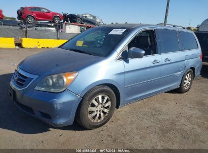 2010 HONDA ODYSSEY EX-L Blue  Gasoline 5FNRL3H70AB004618 photo #3