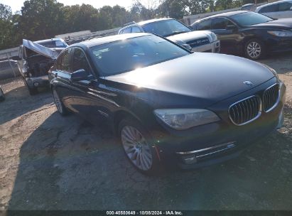 2013 BMW 740I Black  Gasoline WBAYA6C50DC994984 photo #1