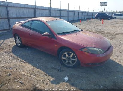 1999 MERCURY COUGAR V6 Red  Gasoline 1ZWFT61L5X5760671 photo #1